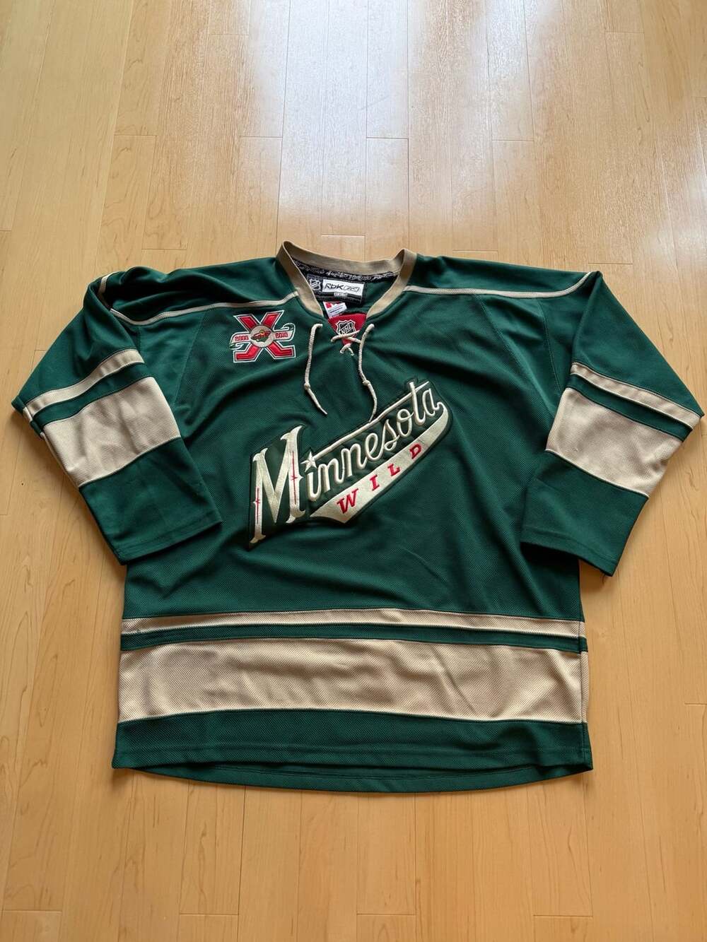 Reebok Minnesota Wild 10th Anniversary Jersey